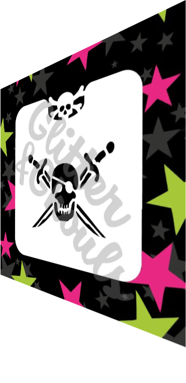 066 f - Pirate skull mini